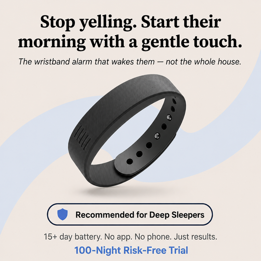 Silent Vibrating Alarm for Deep Sleepers