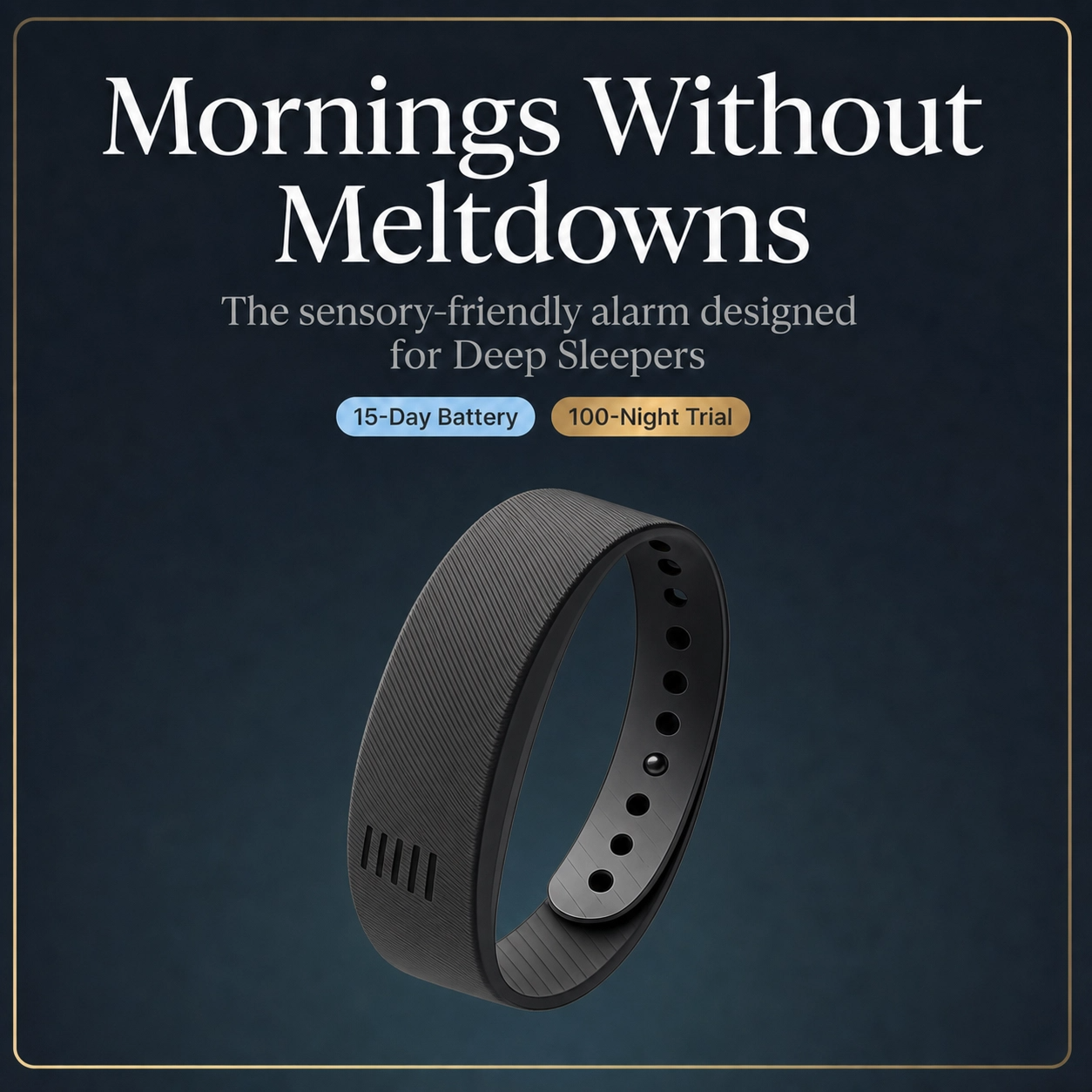 Silent Vibrating Alarm for Deep Sleepers