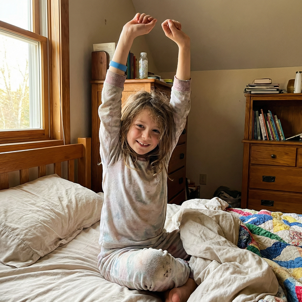 kid waking up peaceful 2