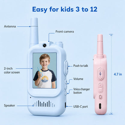 Auralis video walkie-talkies